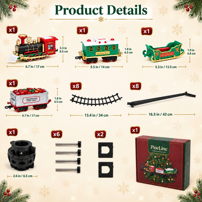 PineLine™ Christmas Tree Train Set
